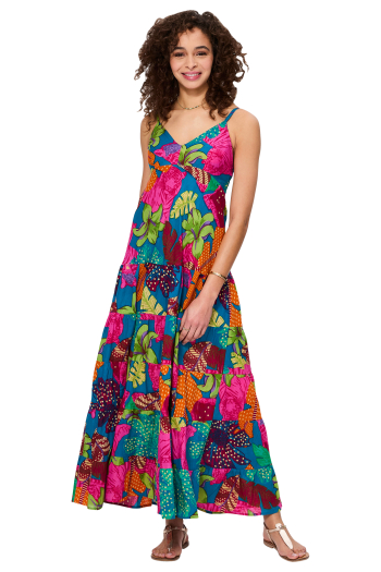 Robe femme 100% voile de coton double origine inde