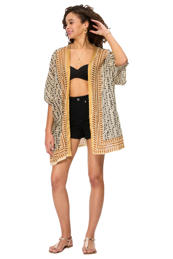 Kimono femme 100% coton origine inde