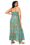 Robe grande taille 100% voile de coton double origine inde