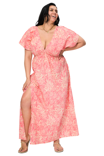 Robe grande taille 100% coton origine inde