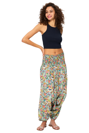 Sarouel 3en 1 femme 100% coton origine inde