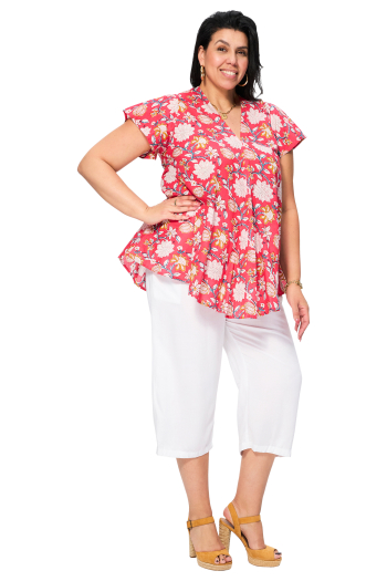 Chemisier grande taille 100% voile de coton origine inde