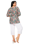 Chemisier grande taille 100% coton origine inde