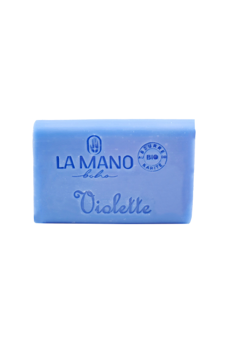 Savon violette  au beurre de karité bio 100g