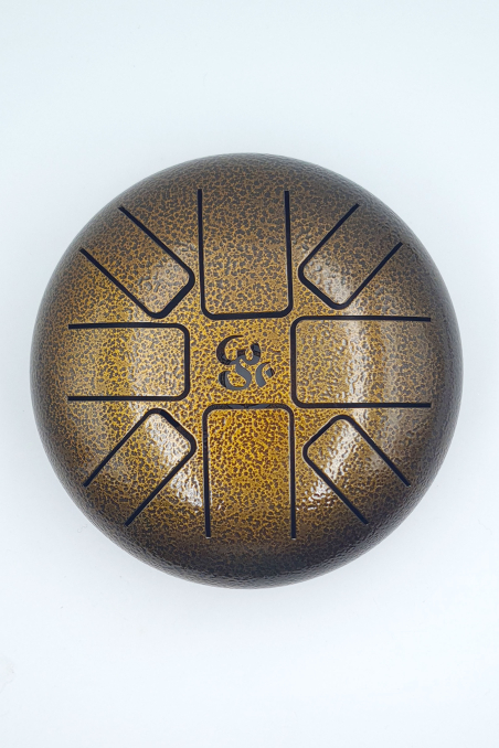 Tambour à langues en acier d15cm origine inde