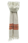 Écharpe ethnique xxl 100% polyester origine inde