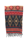 Écharpe ethnique xxl 100% polyester origine inde