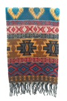 Écharpe ethnique xxl 100% polyester origine inde