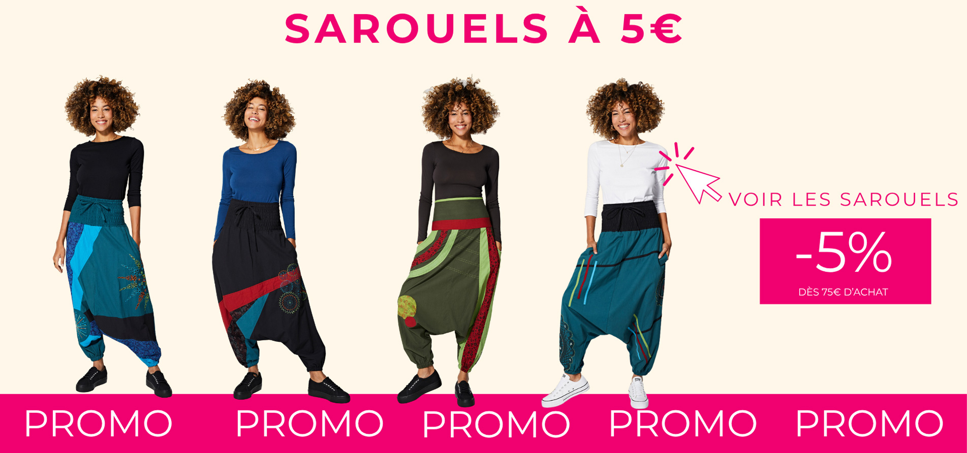 Sarouels bohème chic